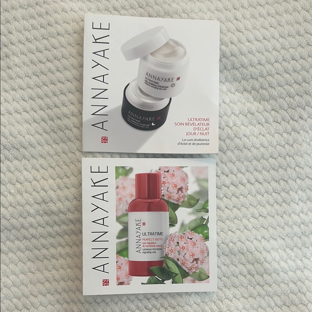 Annayake ULTRATIME Skincare Sample Set- Day/Night Radiance Care & Cutaneous Care